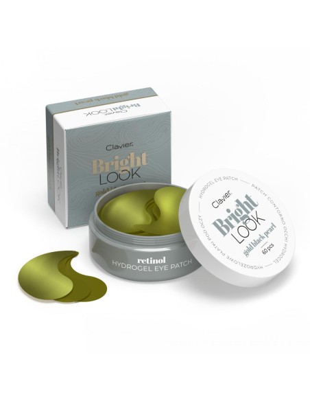 CLAVIER BRIGHT LOOK Płatki pod oczy GOLD BLACK PEARL, 60 szt 