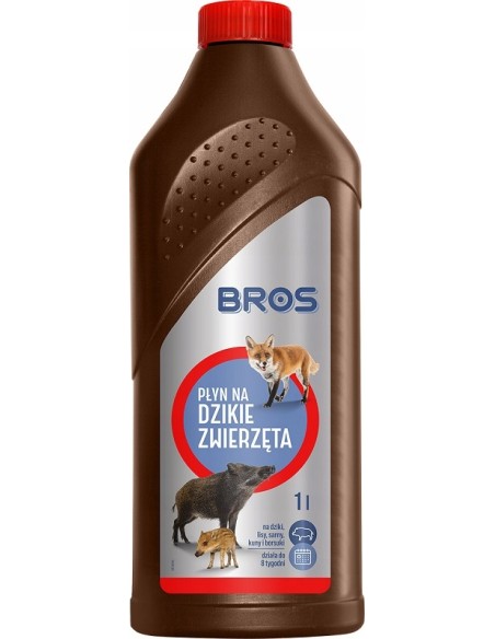 BROS Płyn odstraszający DZIKIE ZWIERZĘTA, 1 l