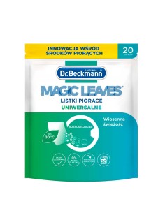 DR BECKMANN MAGIC LEAVES Listki piorące UNIWERSALNE, 20 szt