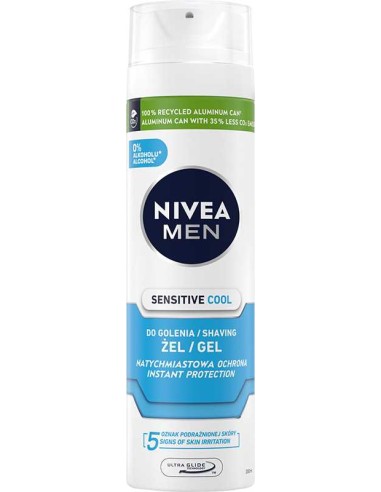 NIVEA MEN Żel do golenia SENSITIVE COOL, 200 ml