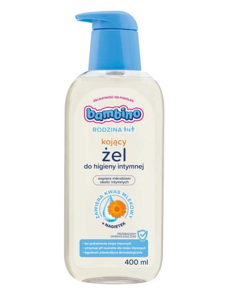 BAMBINO RODZINA Żel do higieny intymnej NAGIETEK, 400 ml
