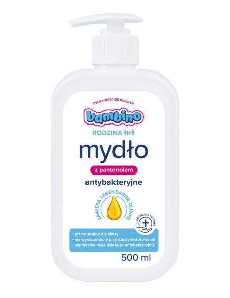 BAMBINO RODZINA Mydło w płynie ANTYBAKTERYJNE, 500 ml
