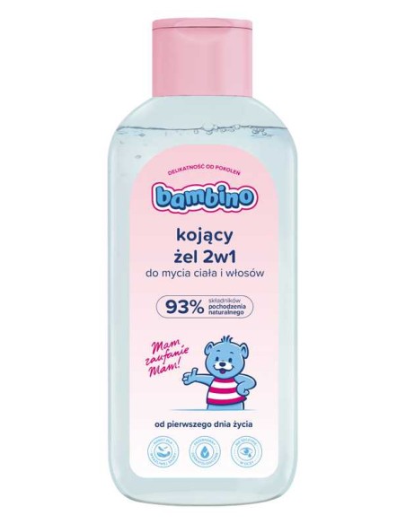 BAMBINO Żel do mycia ciała i włosów 2w1 KOJĄCY, 400 ml