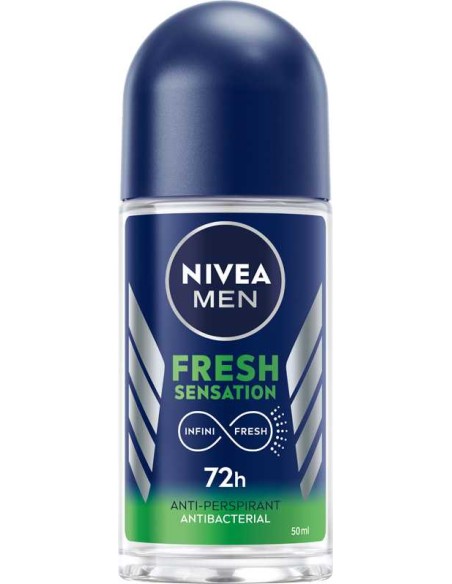 NIVEA MEN Antyperspirant w kulce FRESH SENSATION, 50 ml