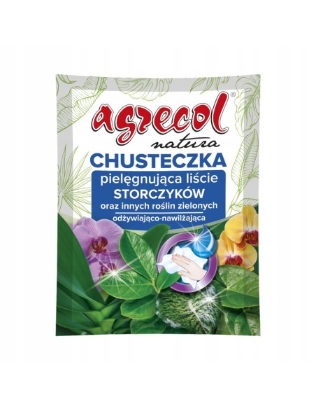 AGRECOL Chusteczka do pielęgnacji liści storczyków oraz innych roślin zielonych, 1 szt