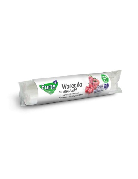 FORTE+ Woreczki na mrożonki 3 l, 50 szt 