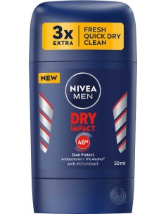 NIVEA MEN Antyperspirant w sztyfcie DRY IMPACT, 50 ml 