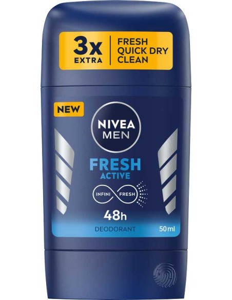 NIVEA MEN Dezodorant w sztyfcie FRESH ACTIVE,  50 ml