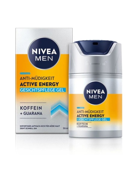 NIVEA MEN ACTIVE ENERGY Krem żel do twarzy KOFEINA+GUARANA, 50 ml