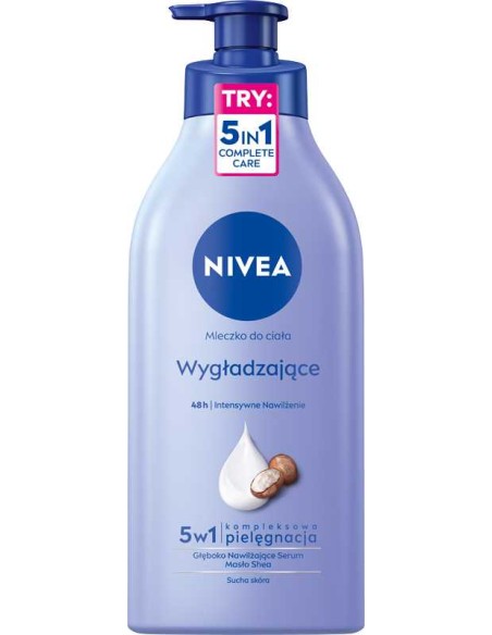 NIVEA Mleczko do ciała z pompką WYGŁADZAJĄCE,  625 ml