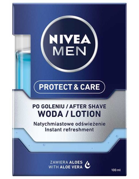 NIVEA MEN Woda po goleniu PROTECT & CARE, 100 ml 