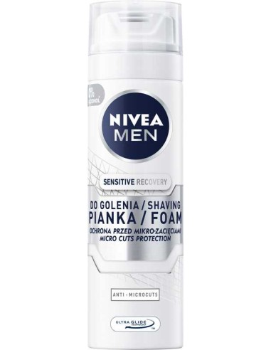 NIVEA MEN Pianka do golenia SENSITIVE RECOVERY, 200 ml
