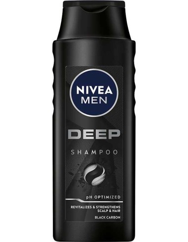 NIVEA MEN Szampon do włosów DEEP, 400 ml