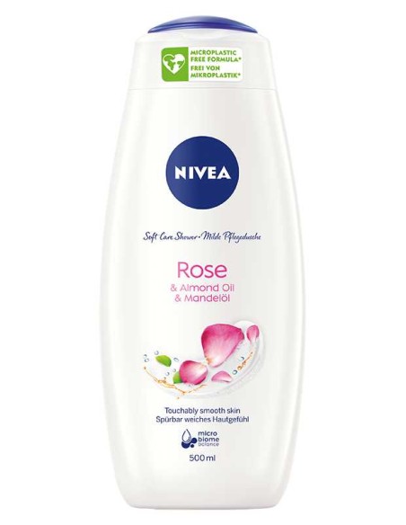 NIVEA Żel pod prysznic ROSE & ALMOND OIL, 500 ml 