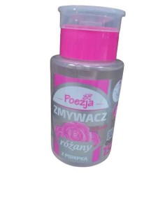 POEZJA Zmywacz do paznokci RÓŻANY, 150 ml z pompką
