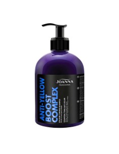 ‌JOANNA PROFESSIONAL Szampon do włosów tonujący kolor ANTI-YELLOW BOOST COMPLEX , 500 ml