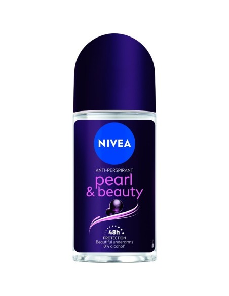 NIVEA Antyperspirant damski w kulce PEARL & BEAUTY BLACK, 50 ml 