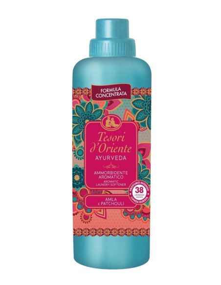 TESORI D'ORIENTE Koncentrat do płukania tkanin AYURVEDA AMLA&PATCHOULI 38 płukań, 760 ml