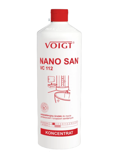 VOIGT VC 112 NANO SAN Antybakteryjny środek do mycia łazienek, 1 l