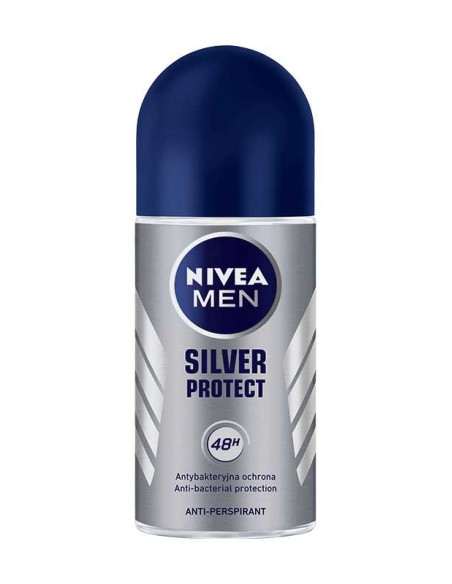 NIVEA MEN Antyperspirant w kulce SILVER PROTECT, 50 ml