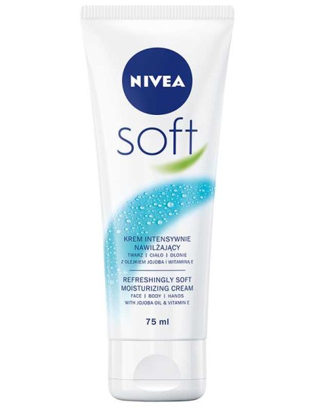 NIVEA SOFT Krem intensywnie nawilżający, 75 ml