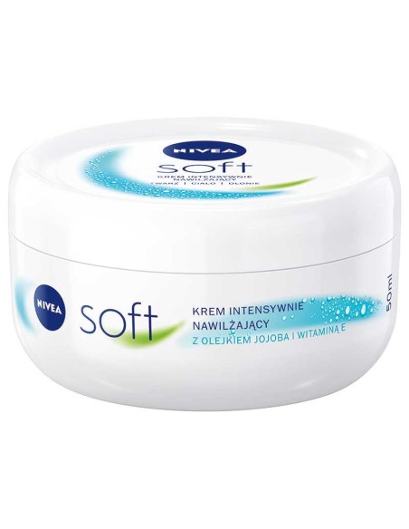 NIVEA SOFT Krem intensywnie nawilżający, 50 ml