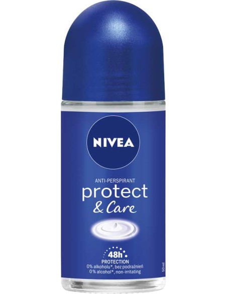 NIVEA Antyperspirant damski w kulce PROTECT & CARE, 50 ml