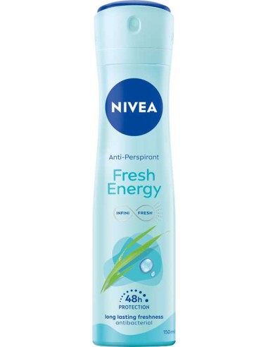 NIVEA Antyperspirant damski w sprayu FRESH ENERGY, 150 ml
