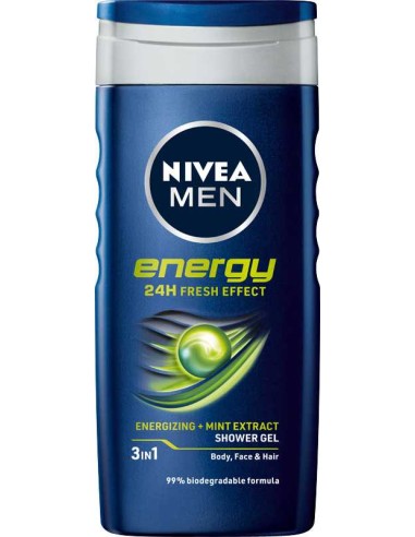 NIVEA MEN Żel pod prysznic ENERGY, 250 ml