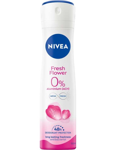 NIVEA Dezodorant damski w sprayu FRESH FLOWER, 150 ml