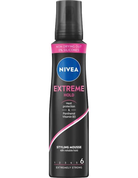 NIVEA Pianka do włosów EXTREME HOLD, 150 ml 