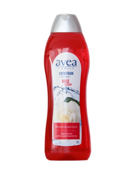AVEA Płyn do kąpieli RÓŻANY, 1 l