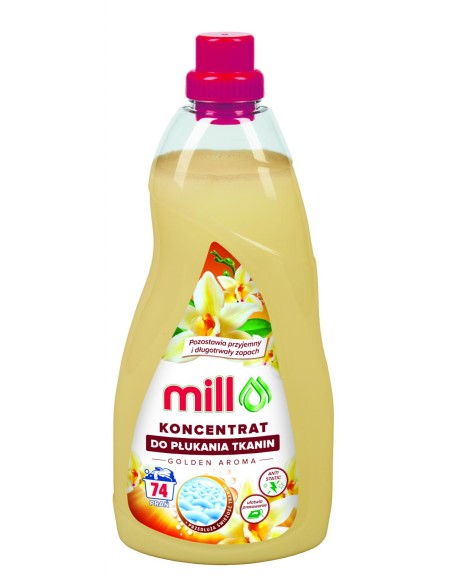 MILL Koncentrat do płukania tkanin GOLDEN AROMA 74 płukania, 2 l