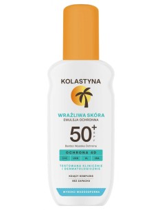 KOLASTYNA SUN Emulsja do opalania w sprayu SKÓRA WRAŻLIWA SPF 50+, 150 ml