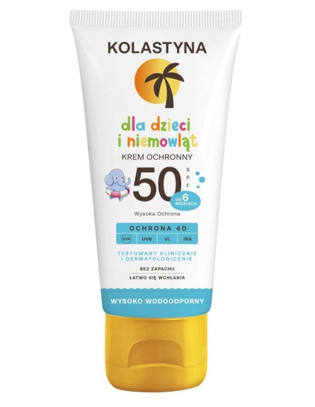 KOLASTYNA SUN Krem ochronny dla dzieci i niemowląt SPF 50, 75 ml