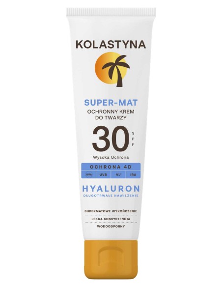 KOLASTYNA SUN Ochronny krem do twarzy SUPER MAT SPF 30, 50 ml