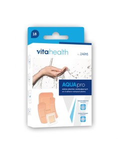 VITA HEALTH BY ZARYS AQUA PRO Zestaw plastrów WODOODPORNY, 18 szt 