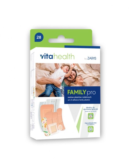 VITA HEALTH BY ZARYS FAMILY PRO Zestaw plastrów RODZINNY, 28 szt
