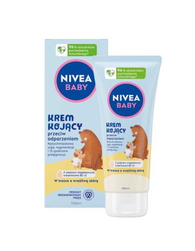 NIVEA BABY Krem przeciw odparzeniom dla dzieci KOJĄCY, 100 ml