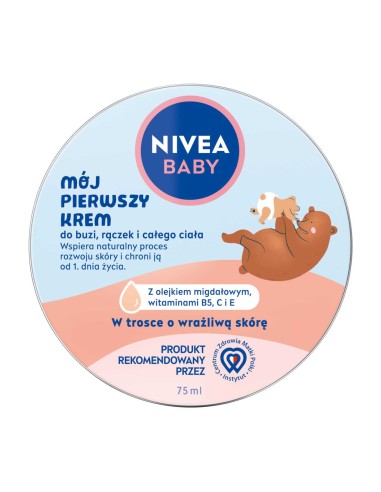 NIVEA BABY Krem do twarzy i ciała dla dzieci MÓJ PIERWSZY KREM, 75 ml