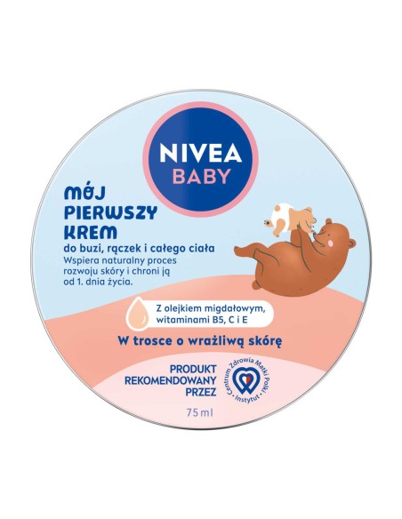 NIVEA BABY Krem do twarzy i ciała dla dzieci MÓJ PIERWSZY KREM, 75 ml