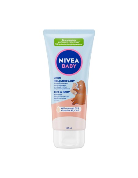 NIVEA BABY Krem do twarzy i ciała dla dzieci PIELĘGNACYJNY, 100 ml