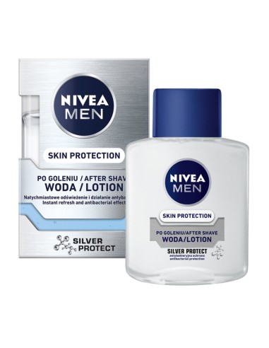 NIVEA MEN Woda po goleniu SILVER PROTECT, 100 ml