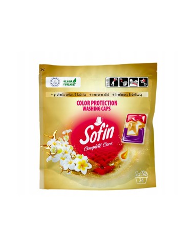 SOFIN Kapsułki do prania kolorowych tkanin COLOR PROTECTION, 24 szt