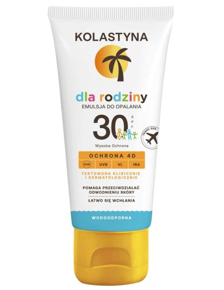 KOLASTYNA SUN MINI Emulsja do opalania RODZINNA SPF 30, 80 ml