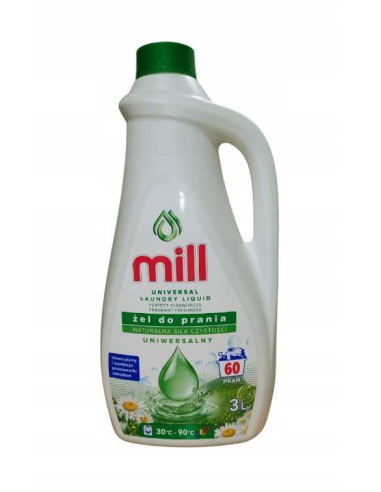 MILL Żel do prania UNIWERSALNY 60 prań, 3 l