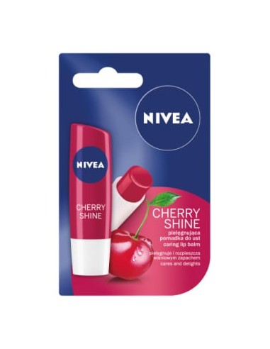 NIVEA Pomadka Fruity Shine Cherry (4,8g) 1 szt