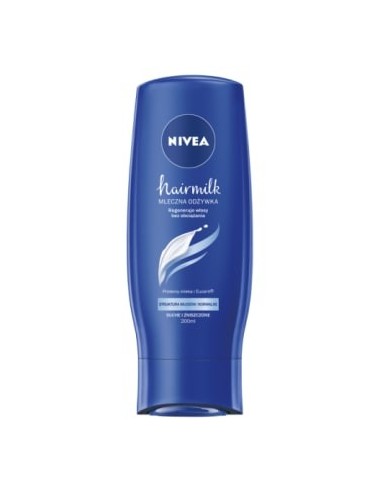 NIVEA Hairmilk Mleczna odżywka pielęgnująca do włosów o strukturze normalnej 200 ml