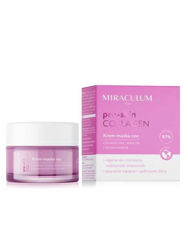 MIRACULUM COLLAGEN PRO-SKIN Krem-maska do twarzy na noc, 50 ml