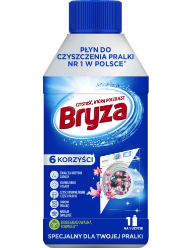 BRYZA Płyn do kompleksowego czyszczenia pralki, 250 ml